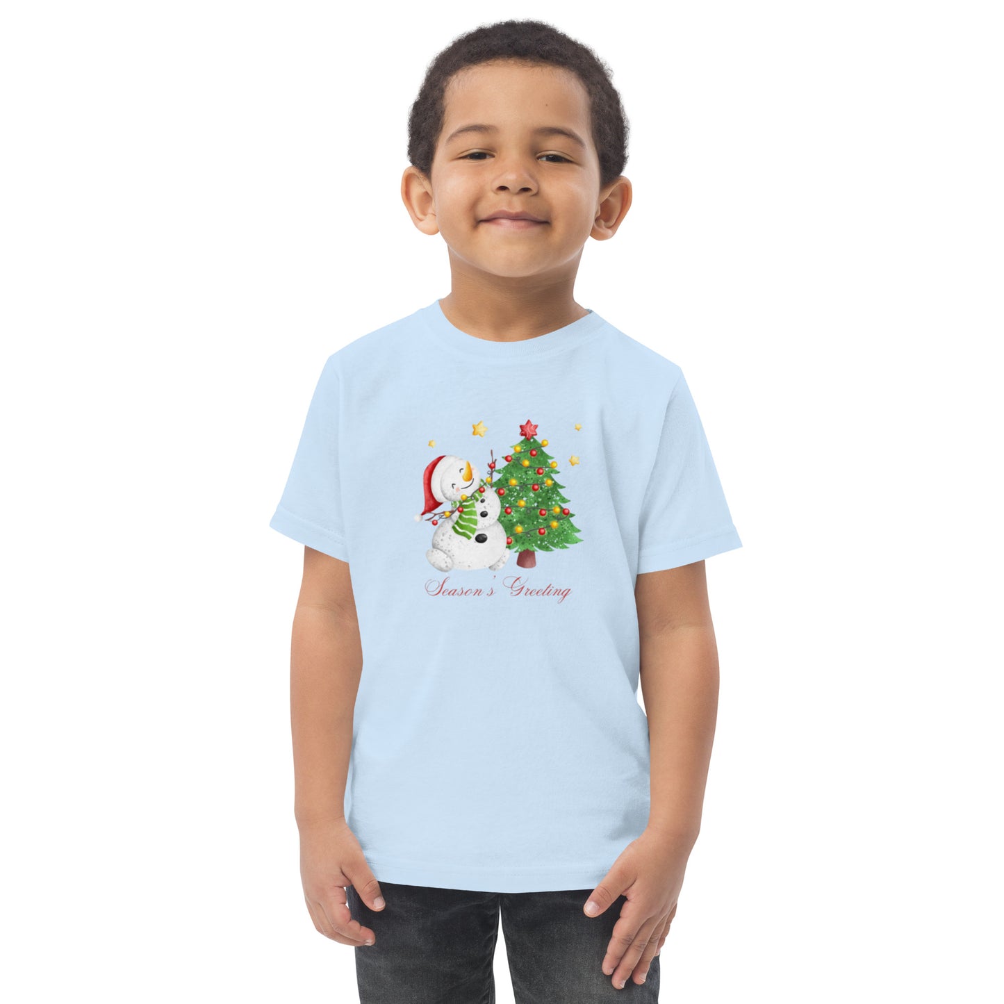 Season Greeting Toddler jersey t-shirt