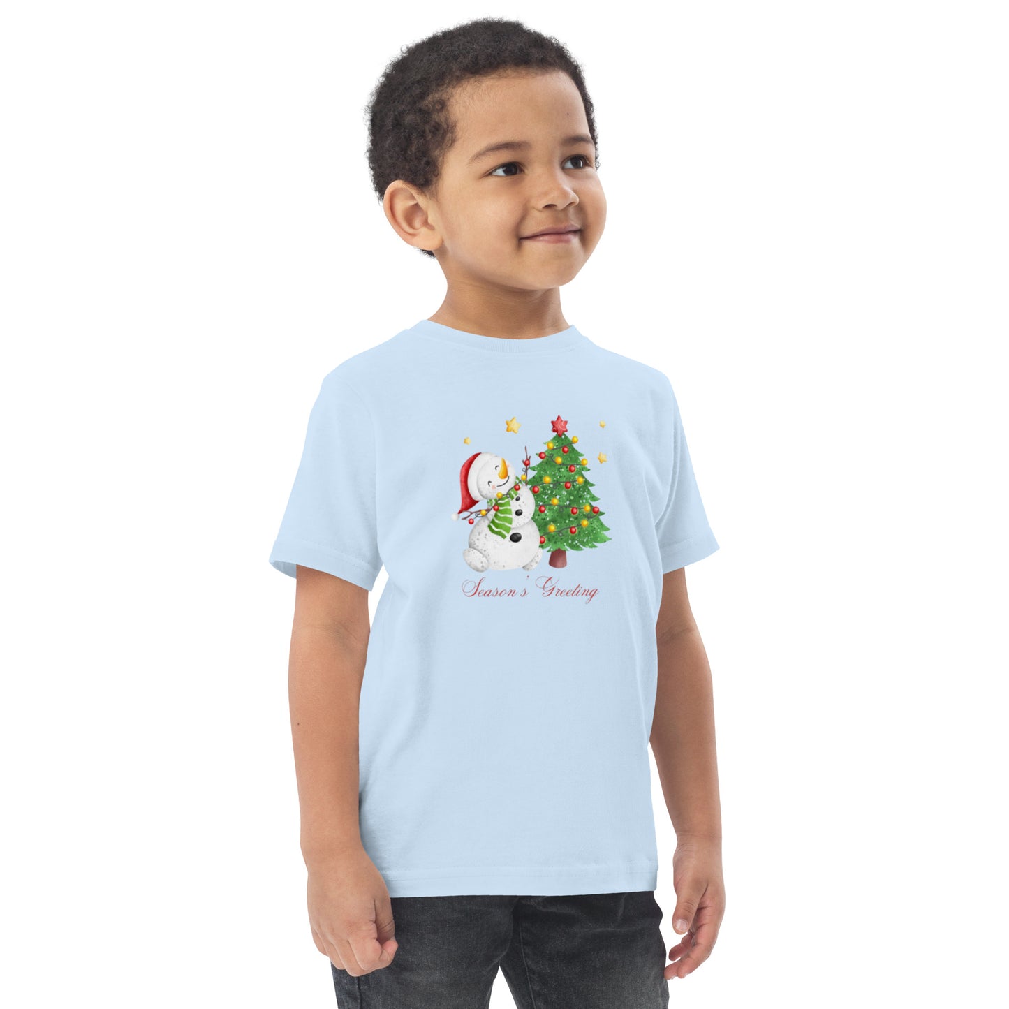 Season Greeting Toddler jersey t-shirt