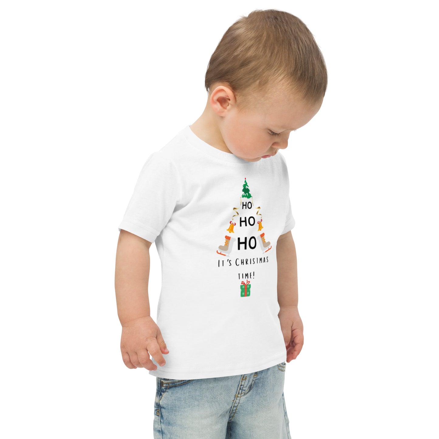 Ho Ho Christmas Toddler jersey t-shirt