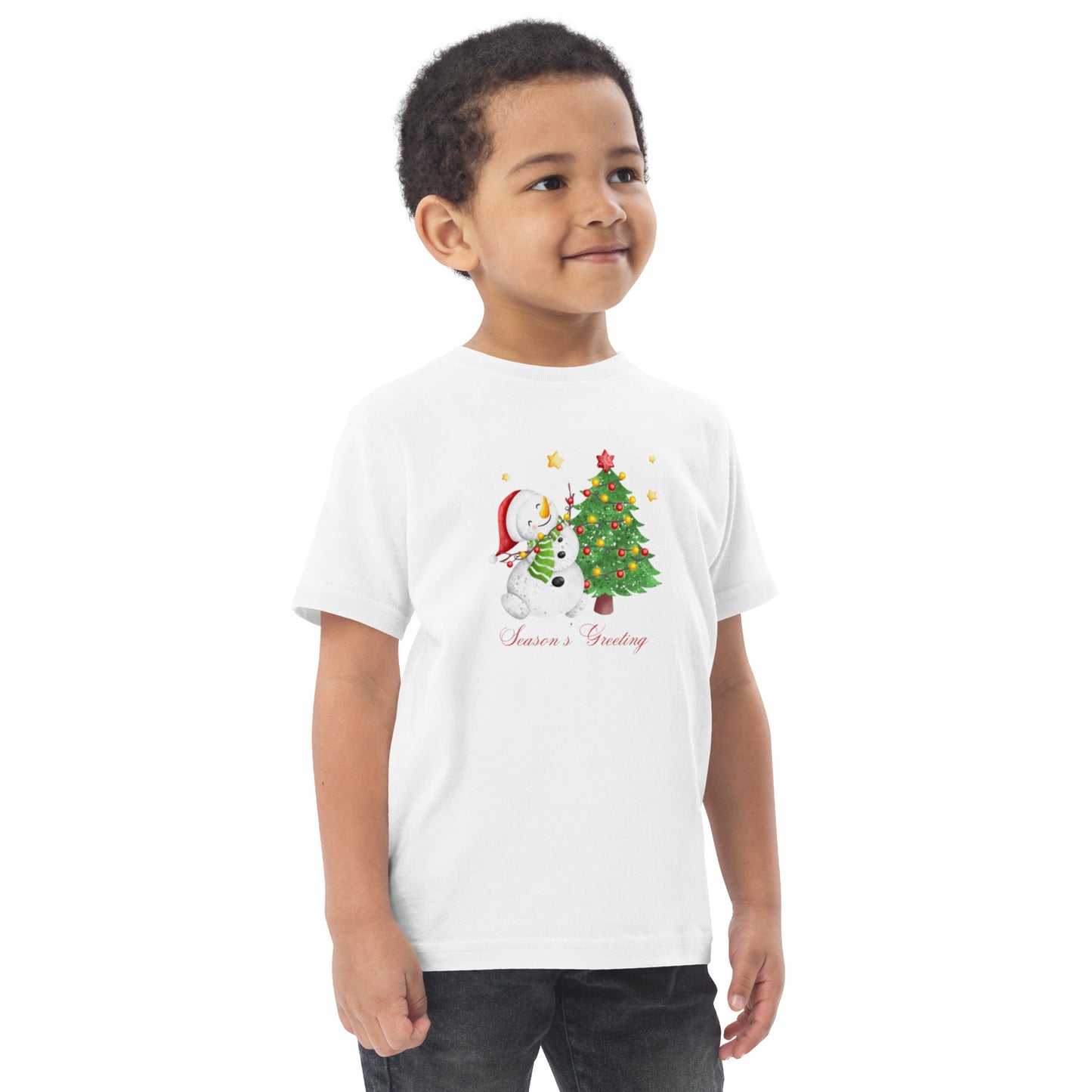 Season Greeting Toddler jersey t-shirt