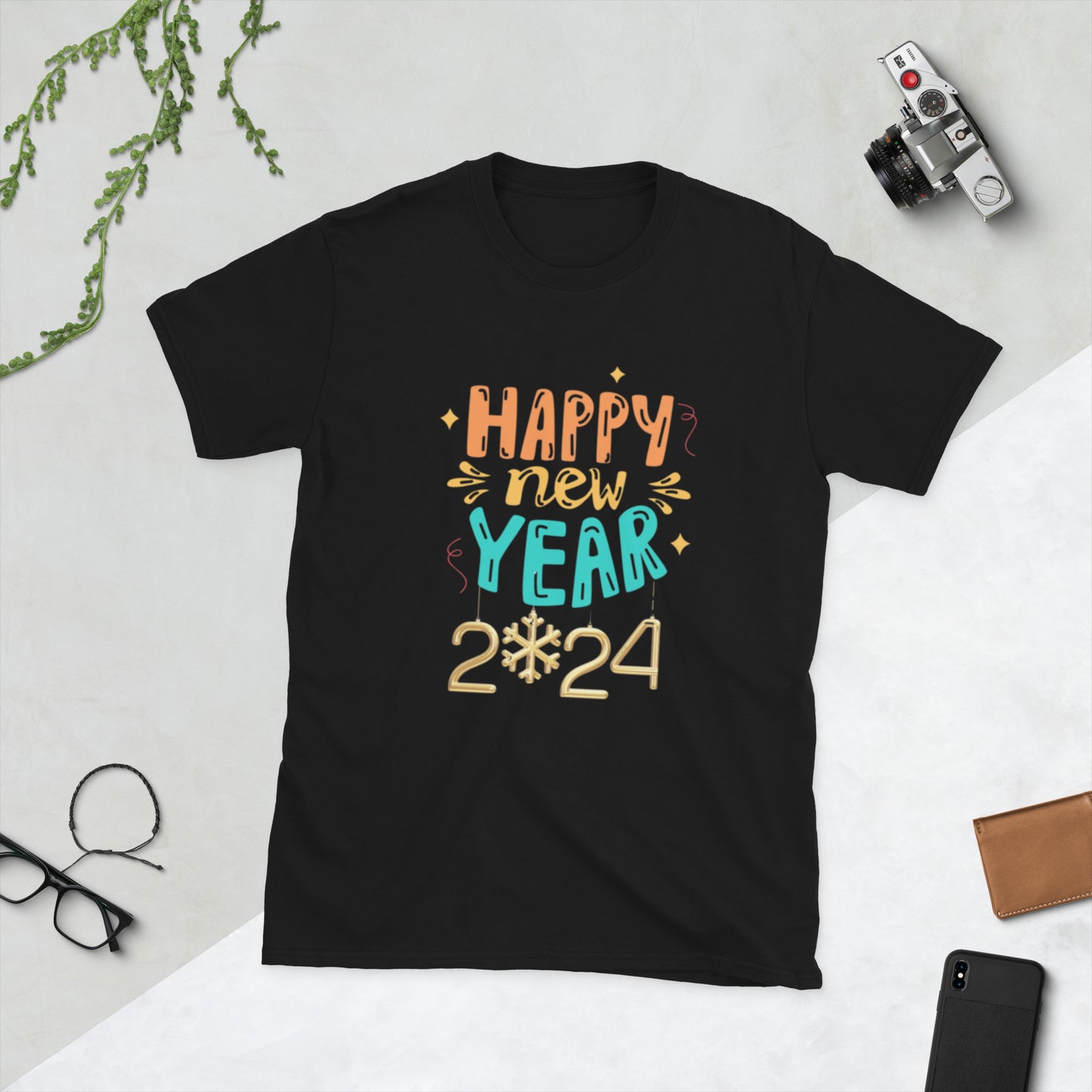 New Year 2024 Short-Sleeve Unisex T-Shirt