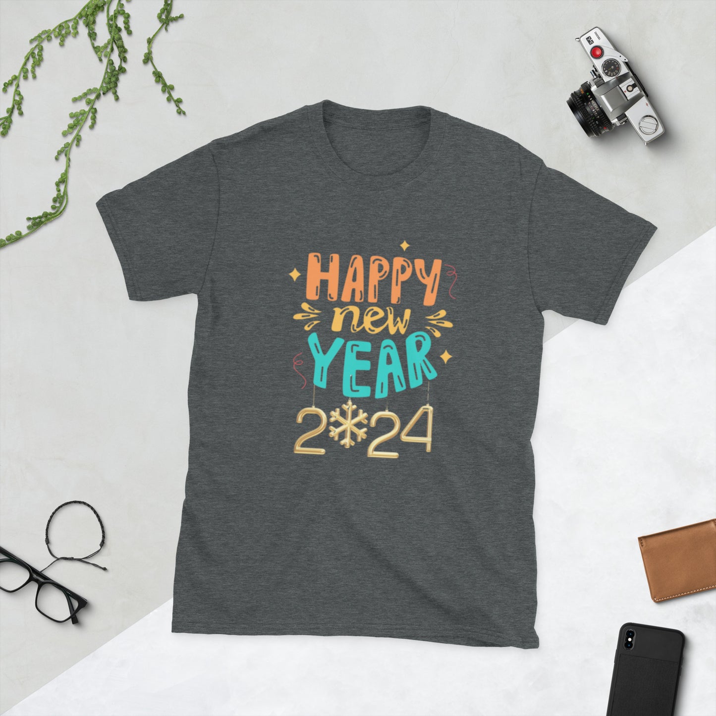 New Year 2024 Short-Sleeve Unisex T-Shirt