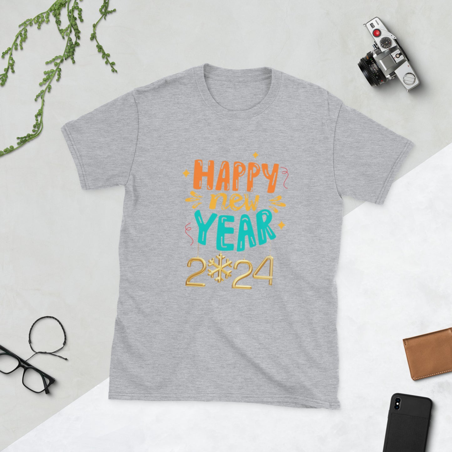 New Year 2024 Short-Sleeve Unisex T-Shirt