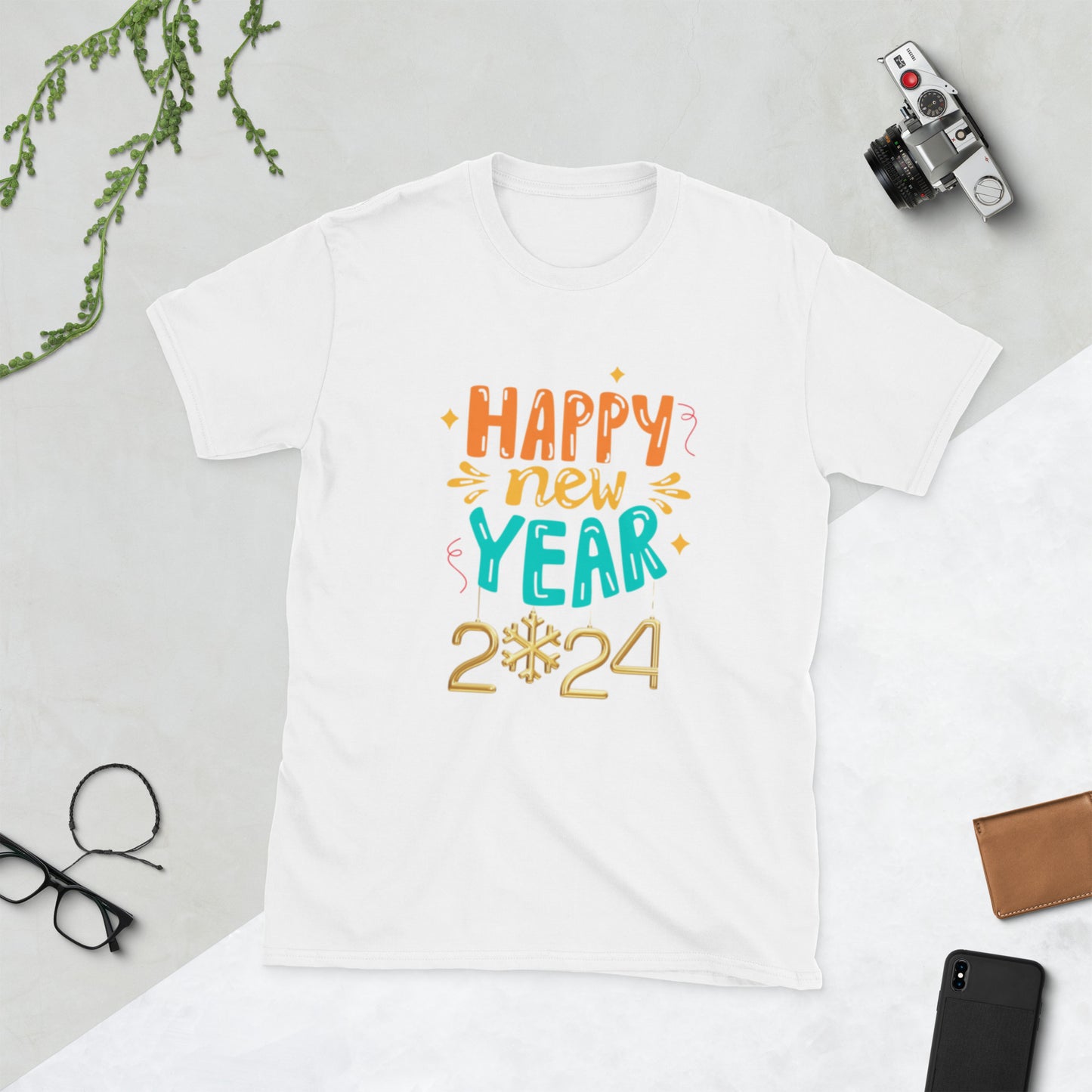 New Year 2024 Short-Sleeve Unisex T-Shirt