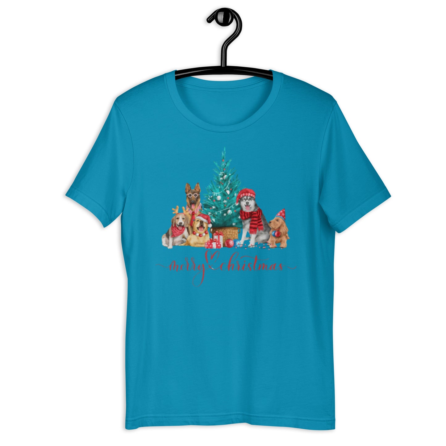 Dog Christmas Unisex t-shirt