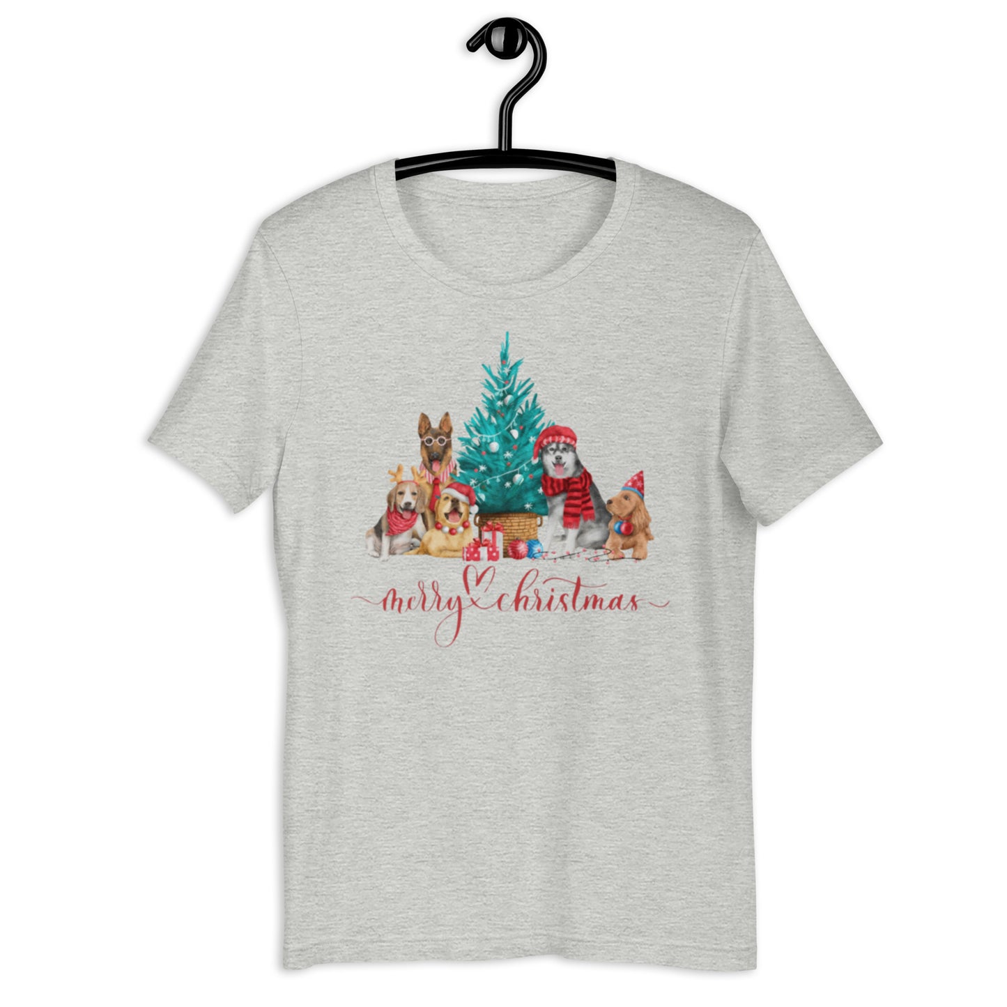 Dog Christmas Unisex t-shirt