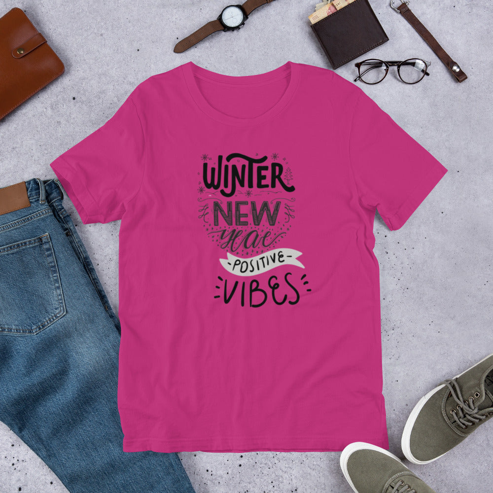 Winter New Year Vibes Unisex t-shirt