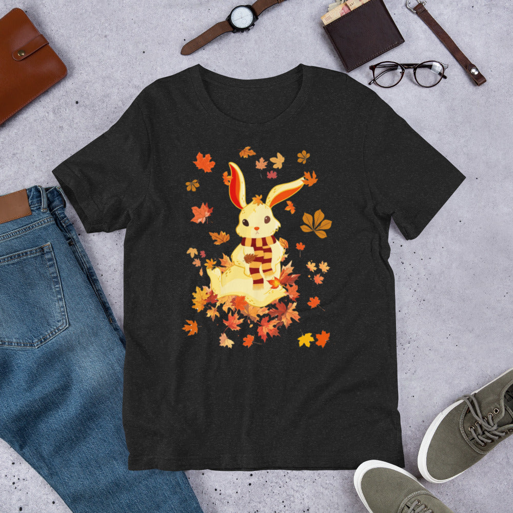 Autumn Bunny Unisex t-shirt