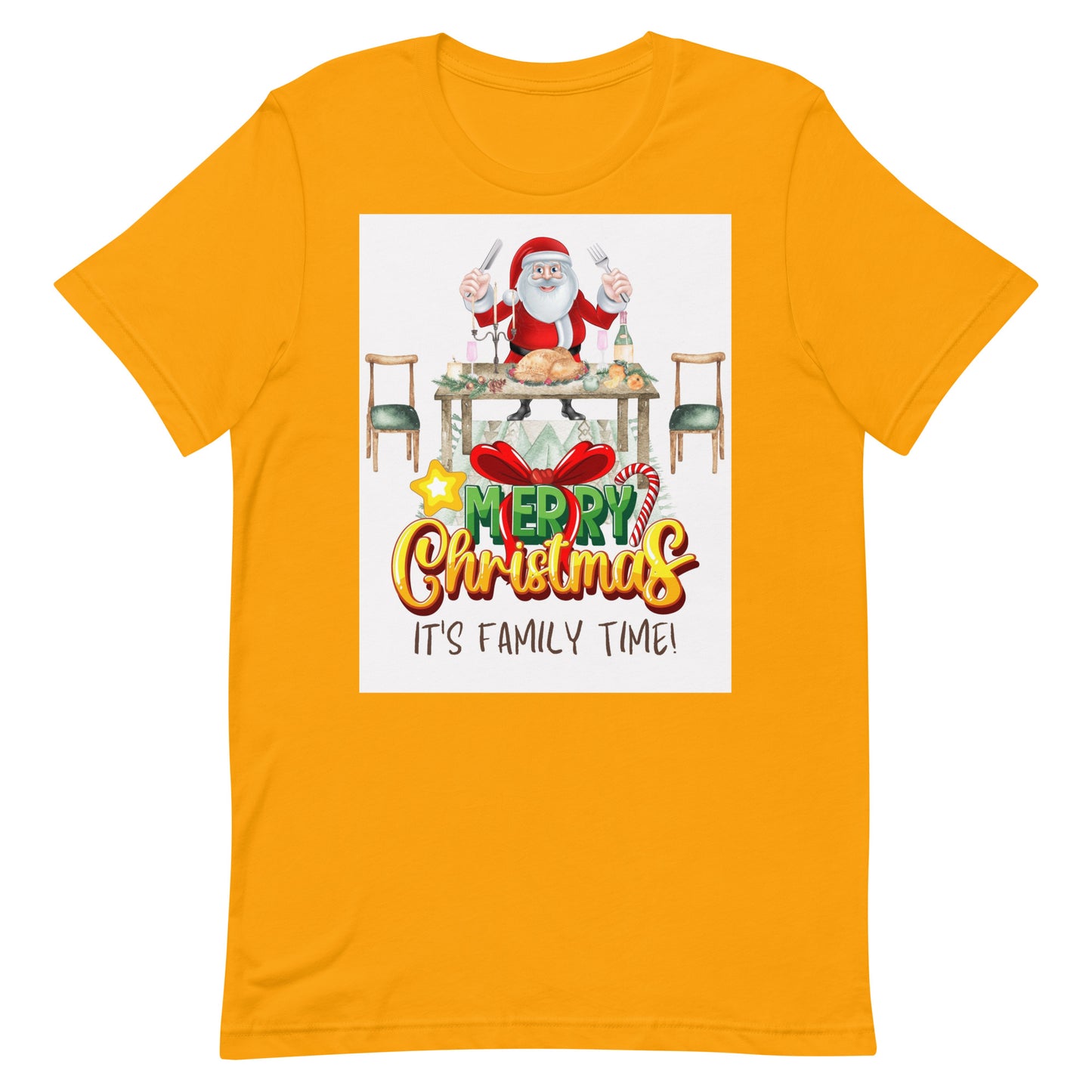 Christmas Family dinner Unisex t-shirt