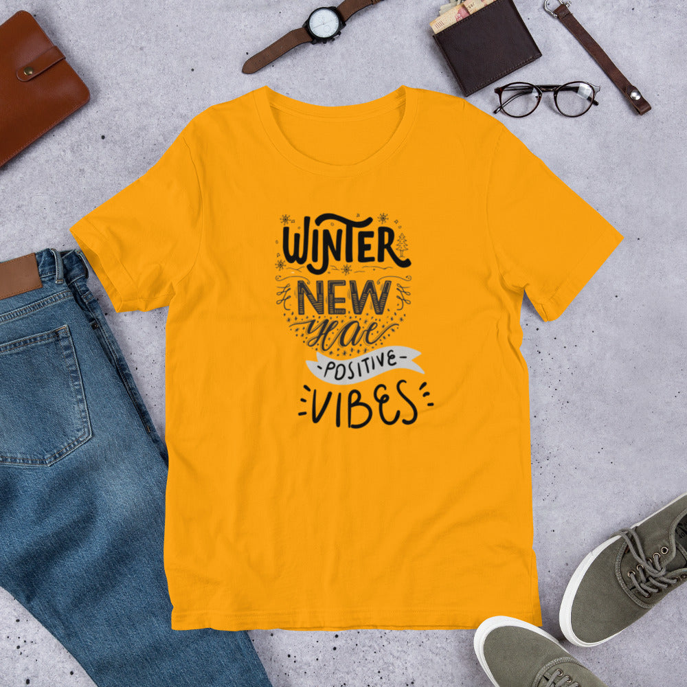 Winter New Year Vibes Unisex t-shirt