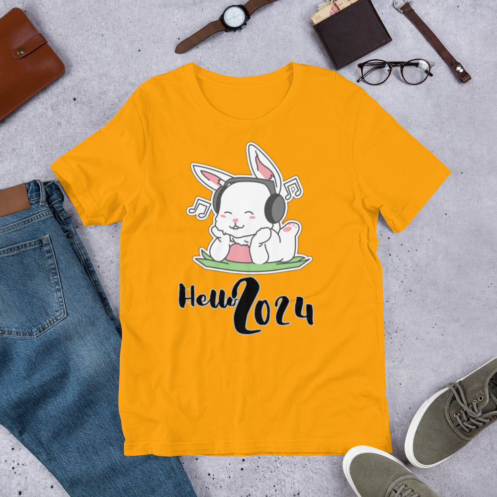 Hello Bunny 2024 Unisex t-shirt