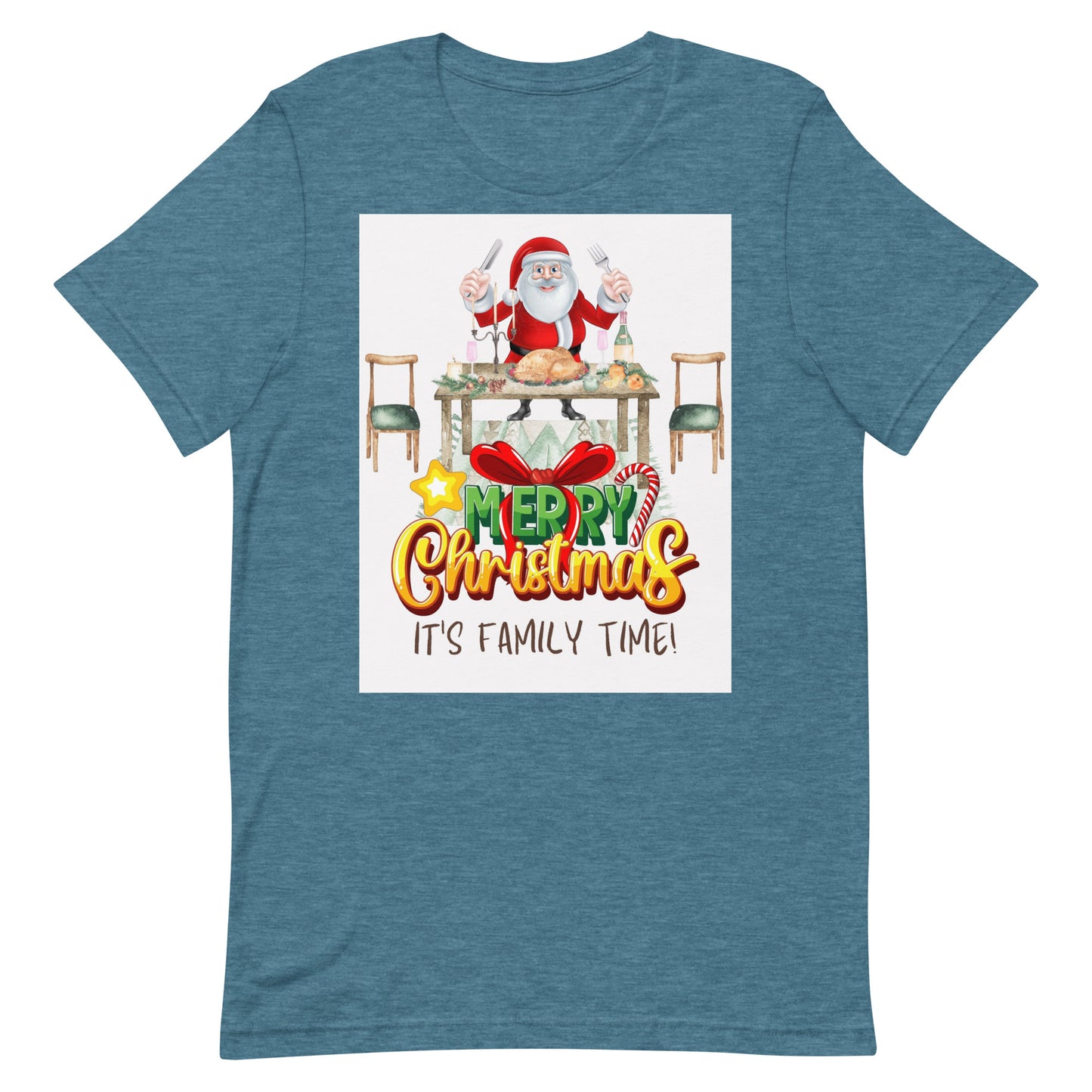 Christmas Family dinner Unisex t-shirt