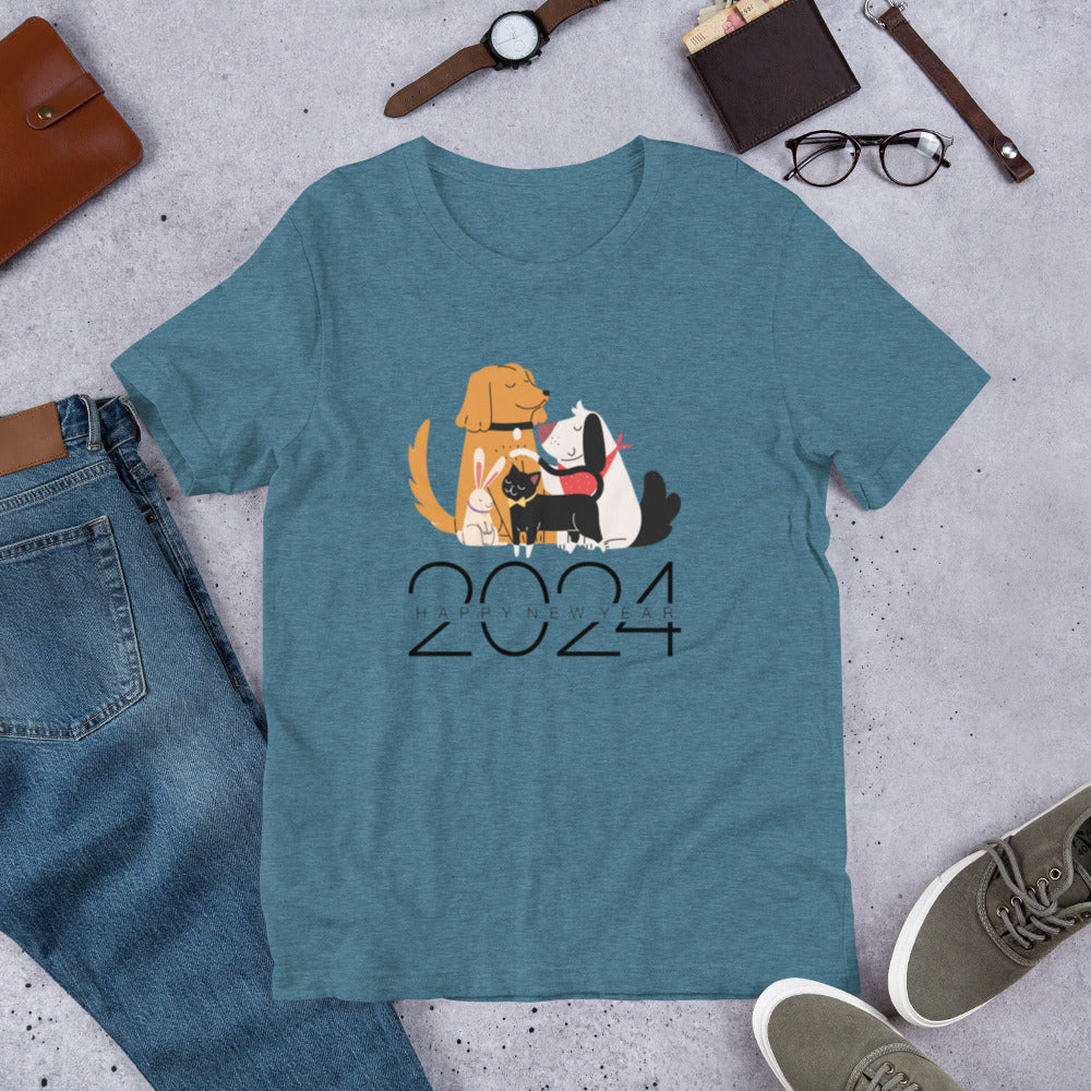 Animal New Year 2024 Unisex t-shirt