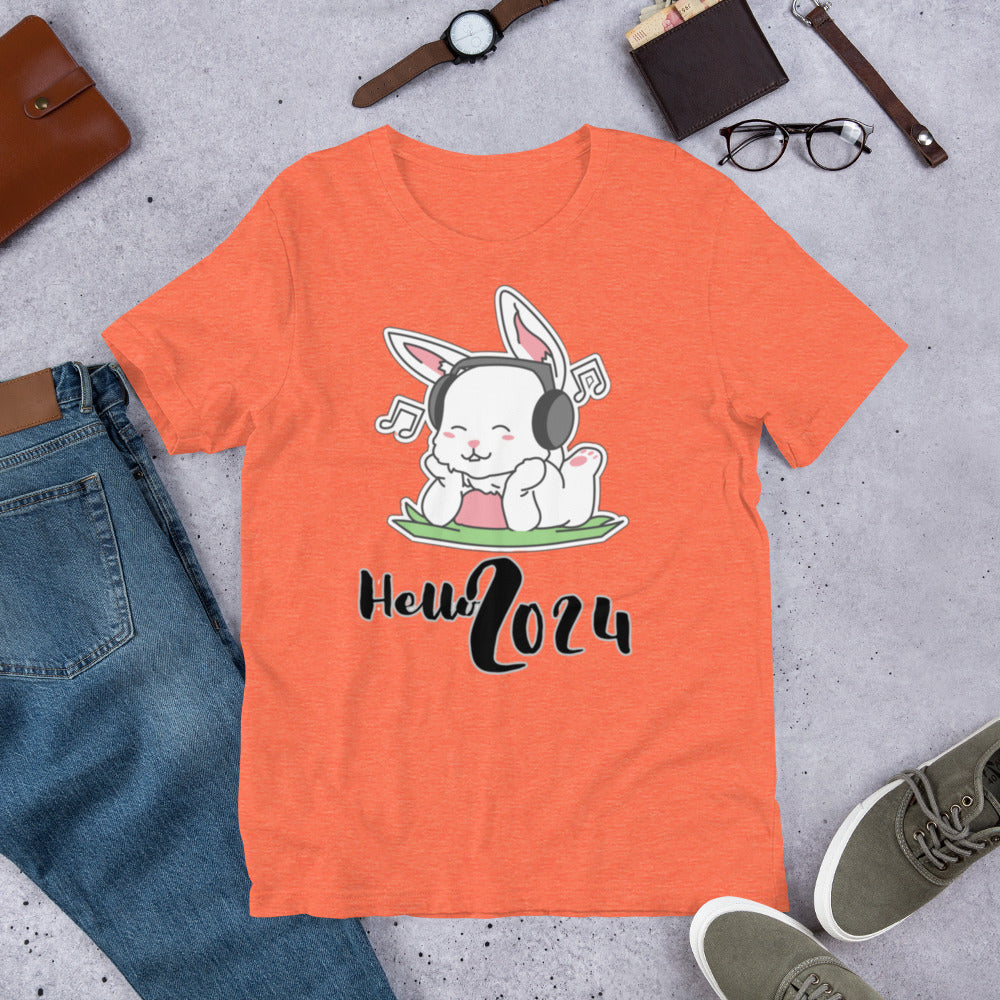 Hello Bunny 2024 Unisex t-shirt