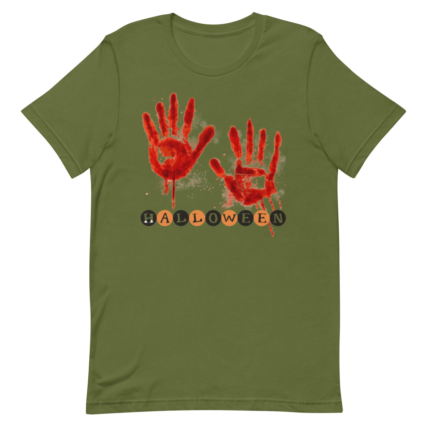 Hand Blood Halloween Unisex t-shirt