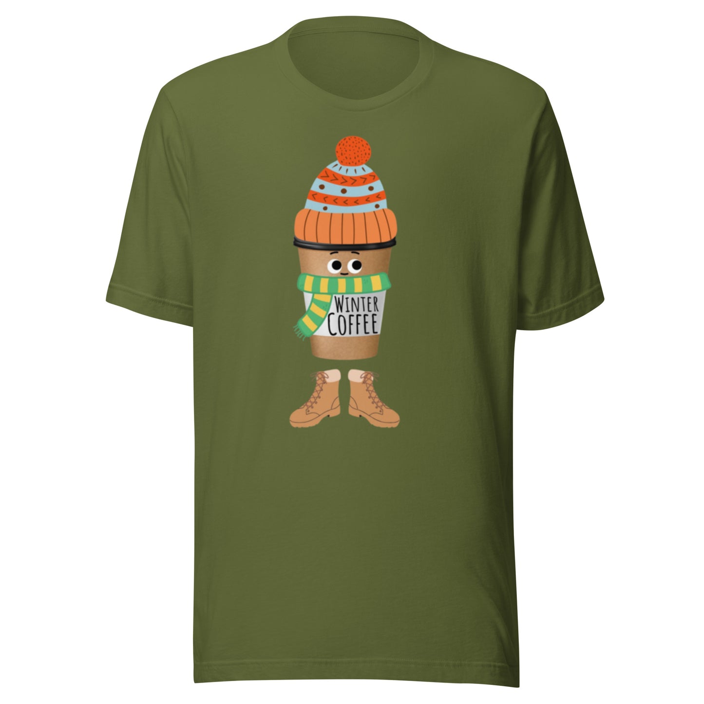 Winter Coffee Unisex t-shirt