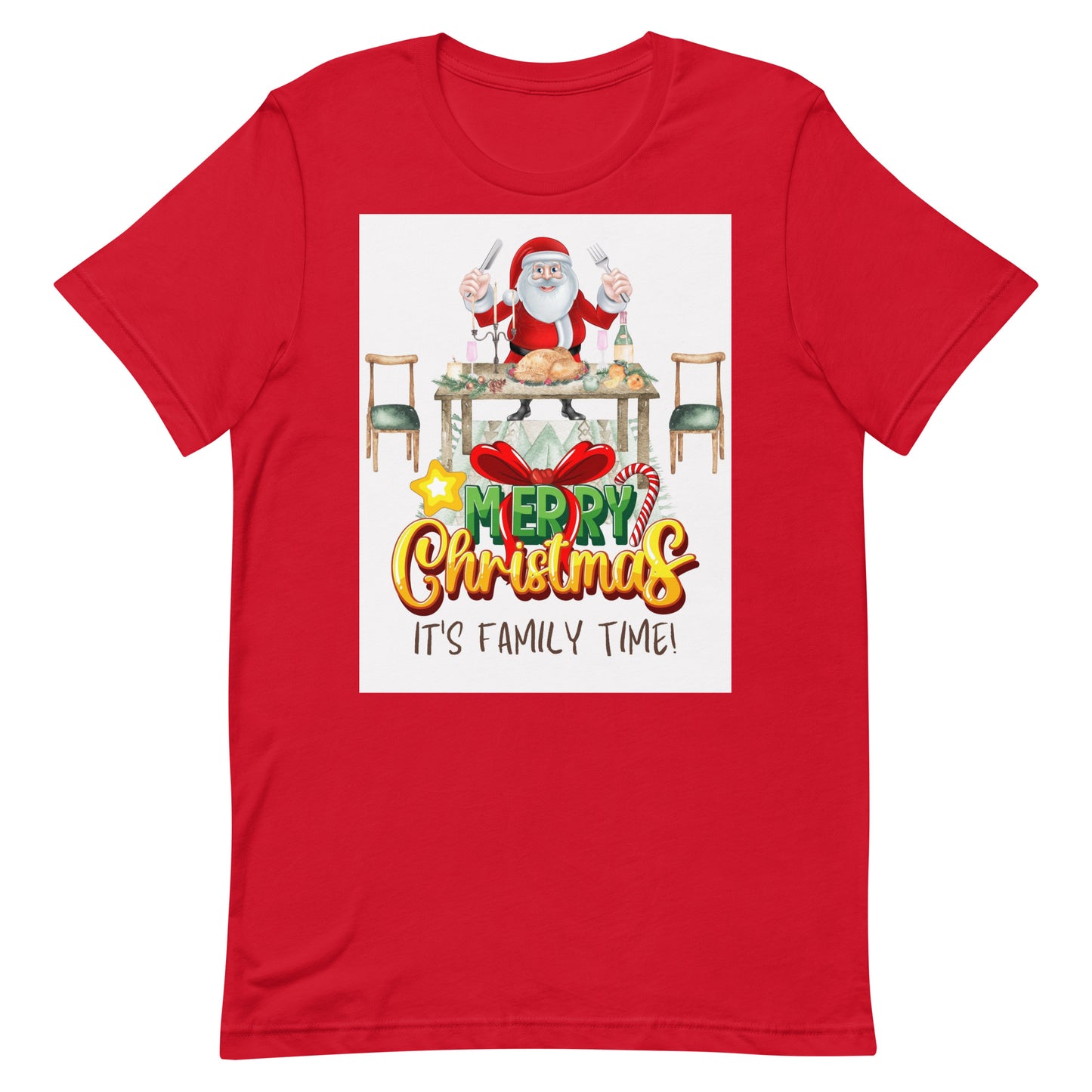 Christmas Family dinner Unisex t-shirt