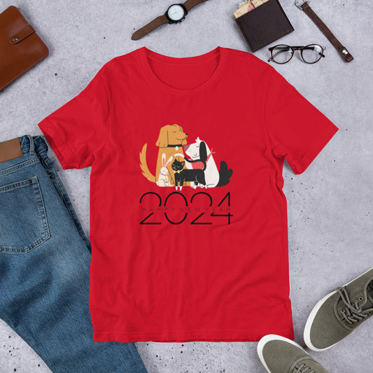 Animal New Year 2024 Unisex t-shirt