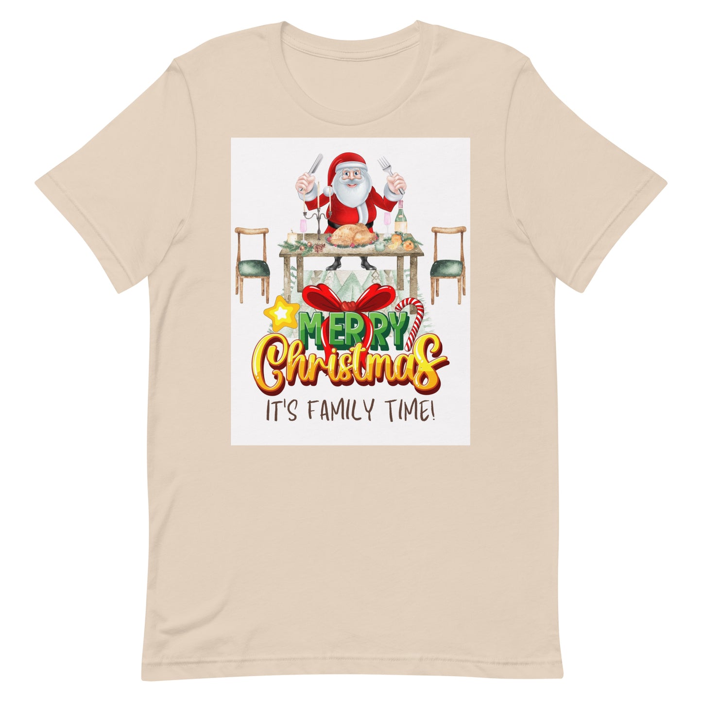 Christmas Family dinner Unisex t-shirt