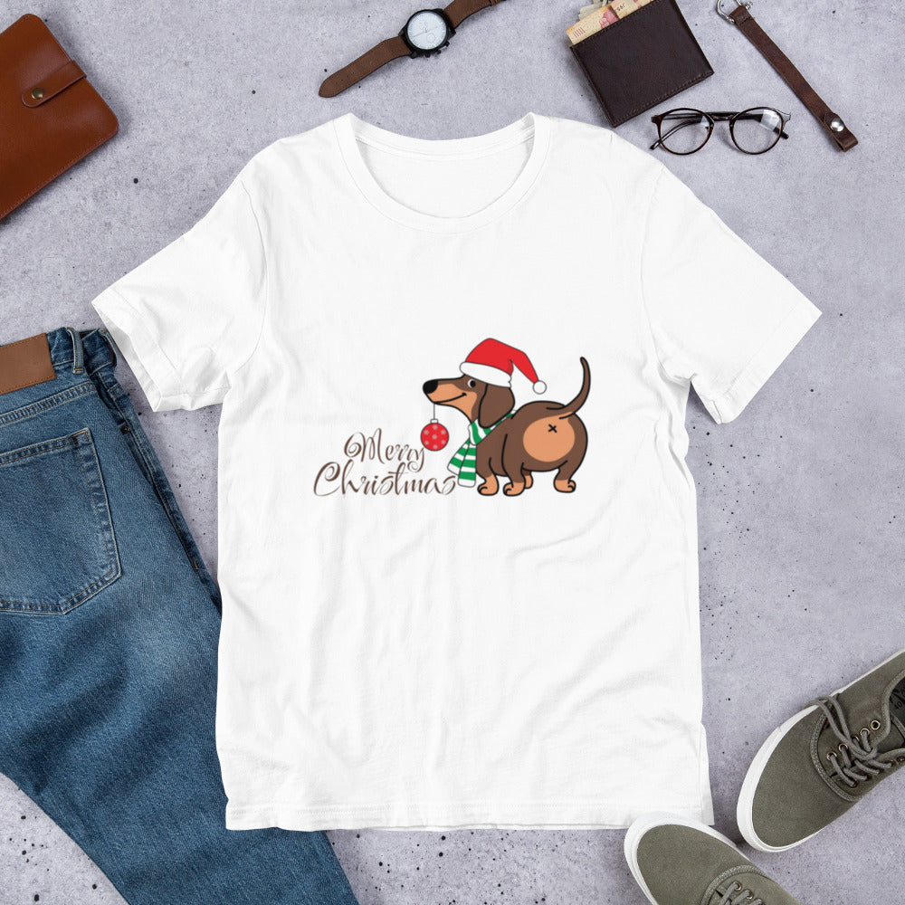 Dachshund Christmas Unisex t-shirt