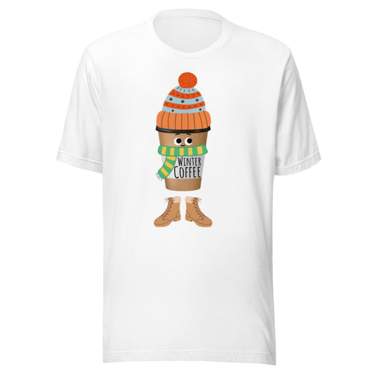 Winter Coffee Unisex t-shirt