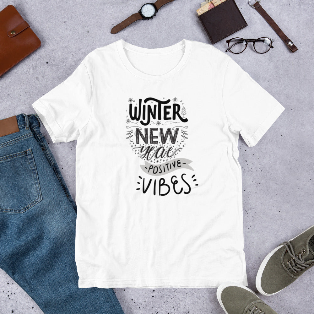 Winter New Year Vibes Unisex t-shirt