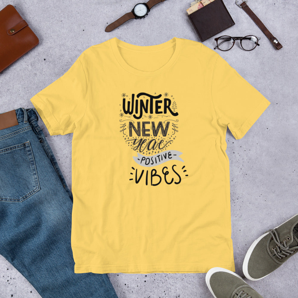 Winter New Year Vibes Unisex t-shirt