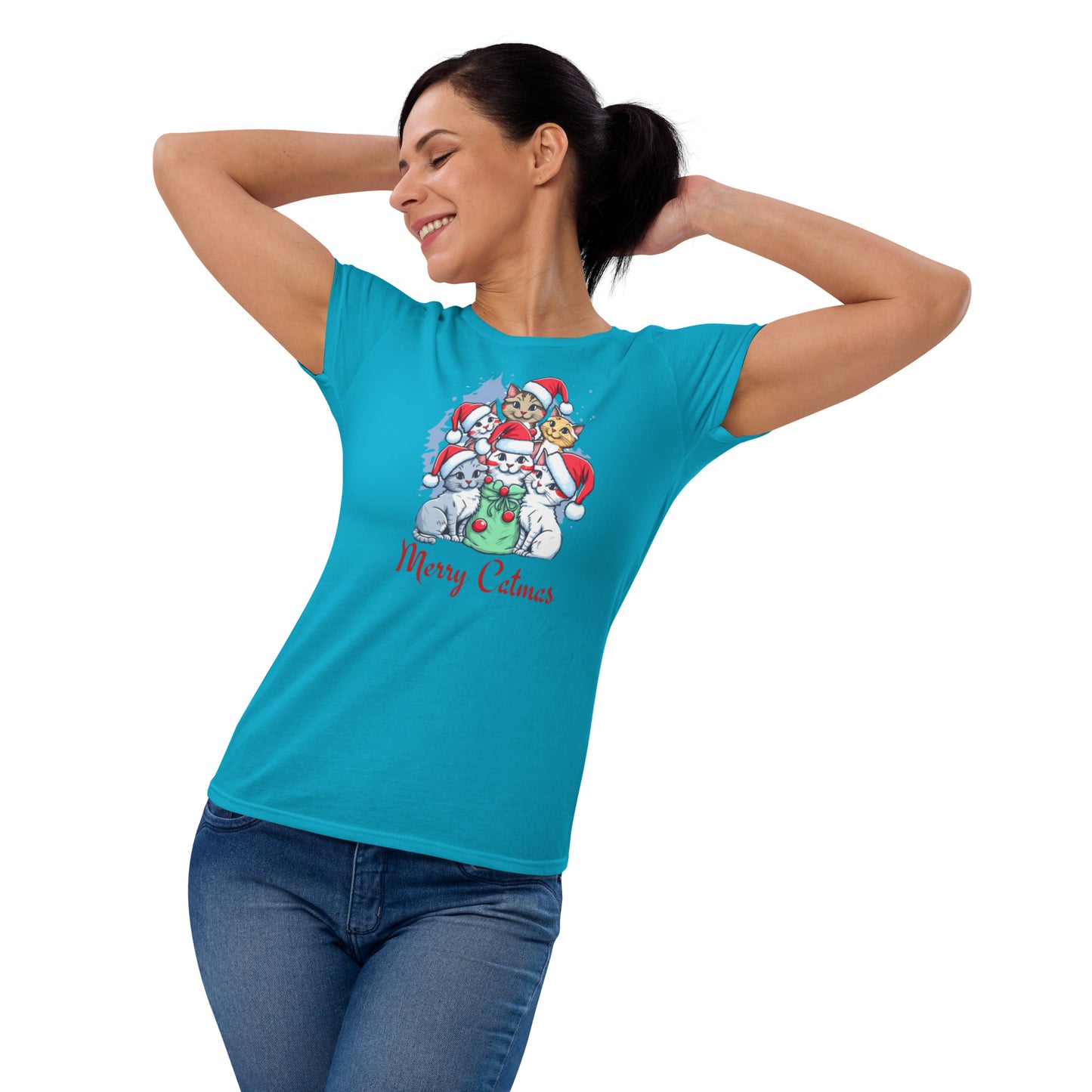 Cat-mas Women's short sleeve t-shirt