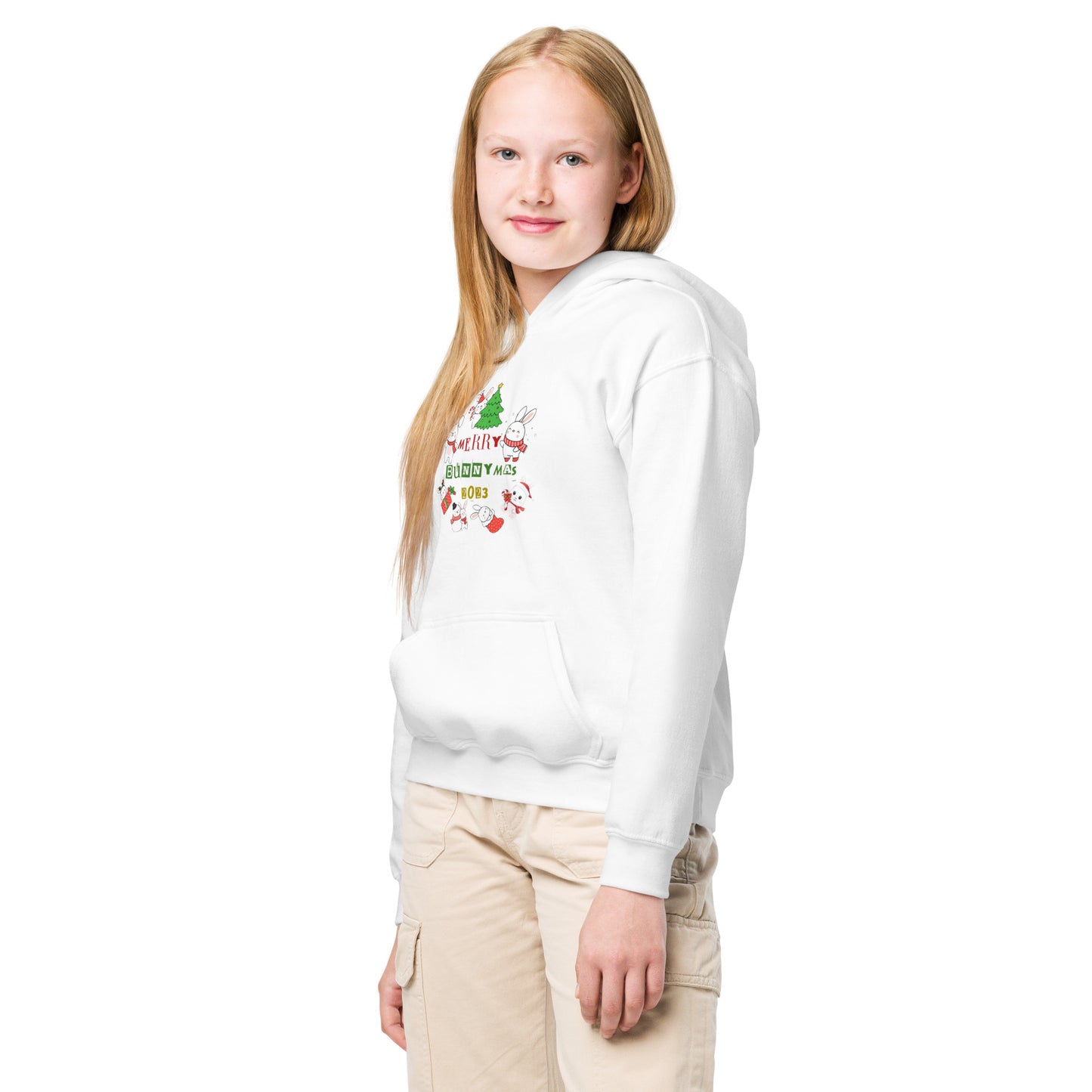 Bunny-mas Youth heavy blend hoodie