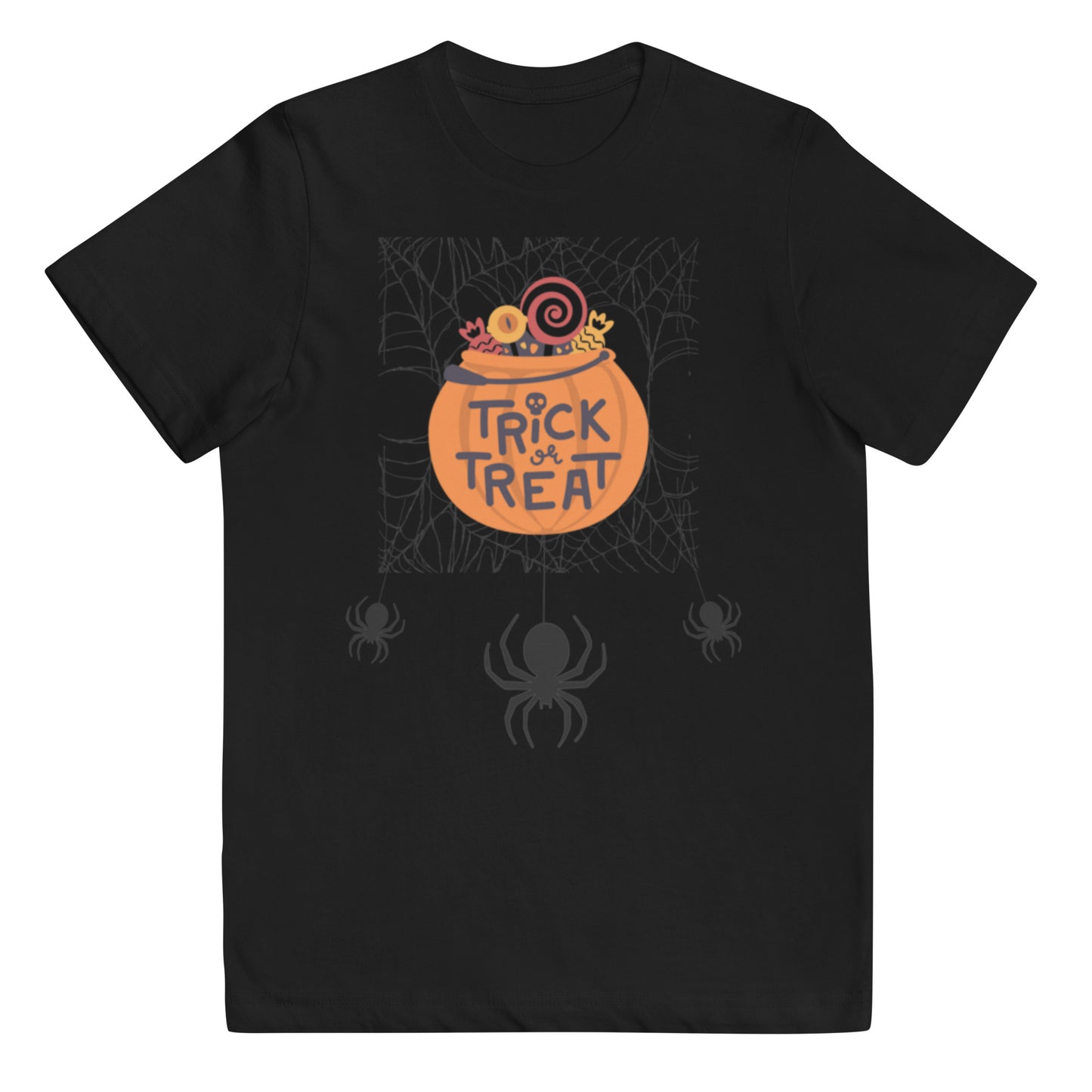 Spider Halloween Youth jersey t-shirt