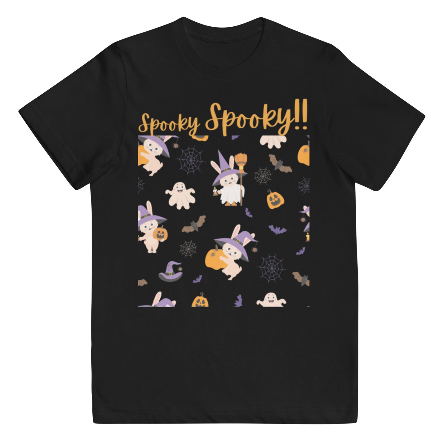 Spooky Halloween Youth jersey t-shirt