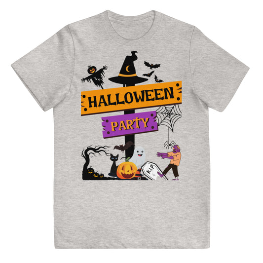 Halloween Party Youth jersey t-shirt