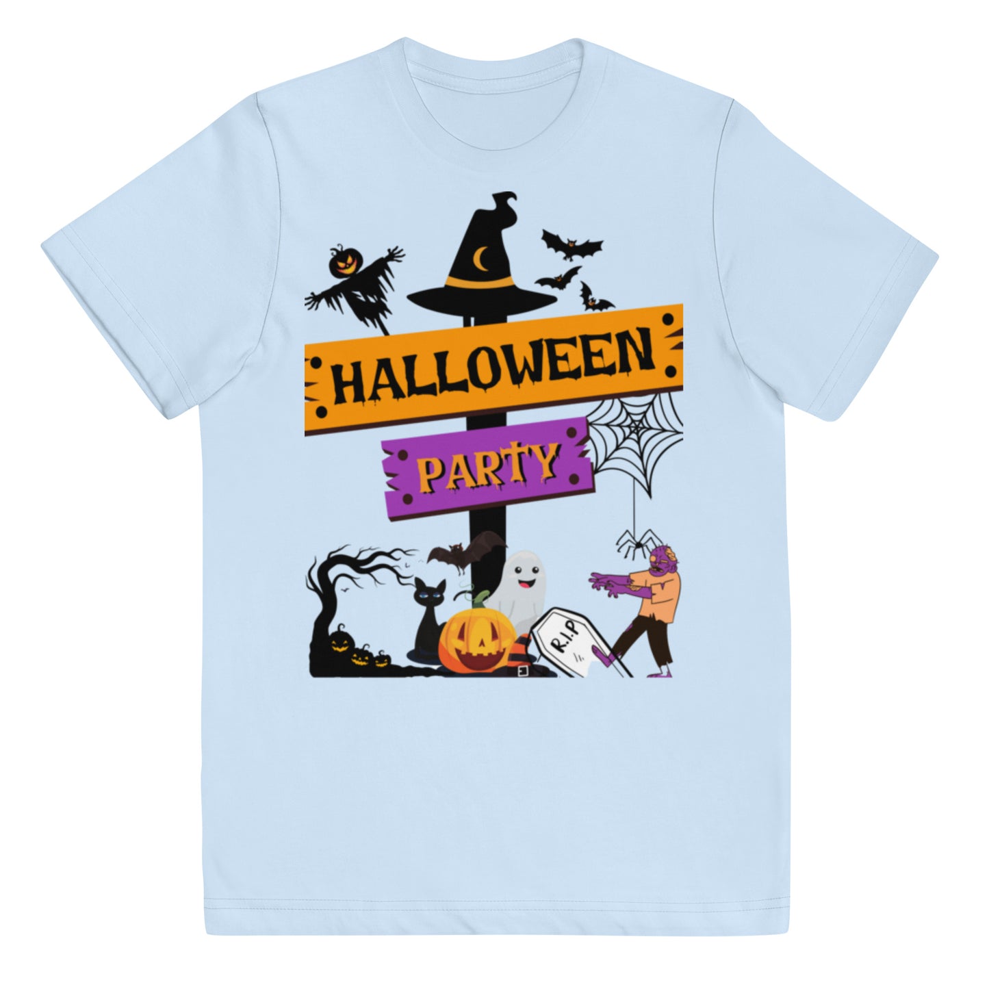 Halloween Party Youth jersey t-shirt