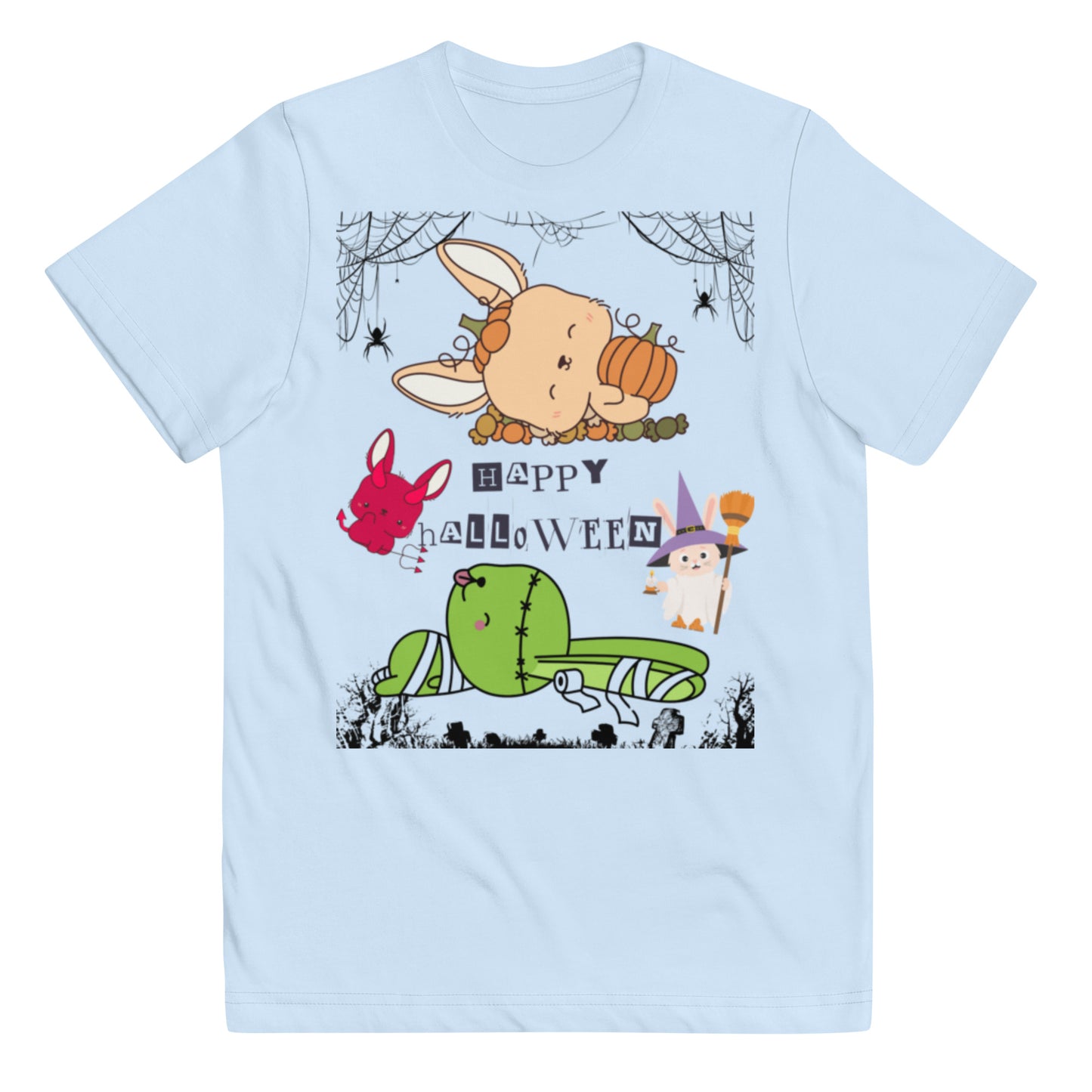 Bunny Halloween Youth jersey t-shirt