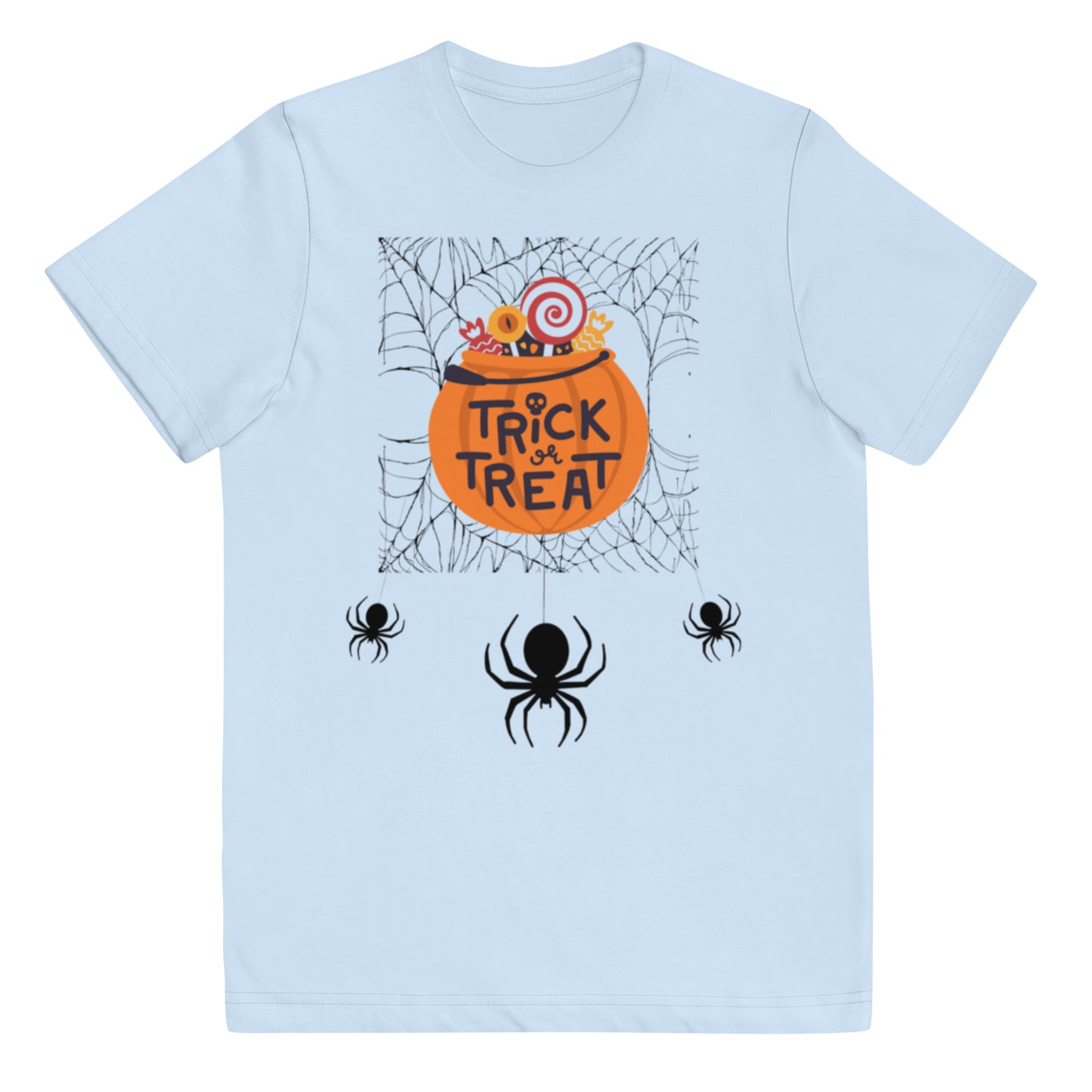 Spider Halloween Youth jersey t-shirt