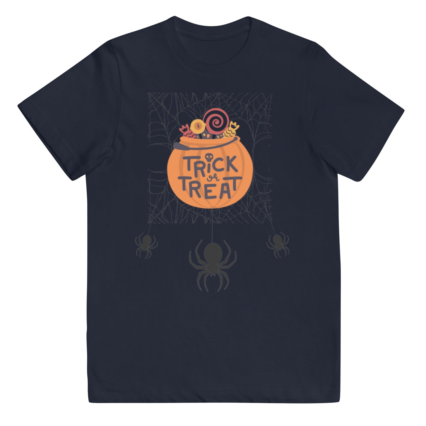 Spider Halloween Youth jersey t-shirt