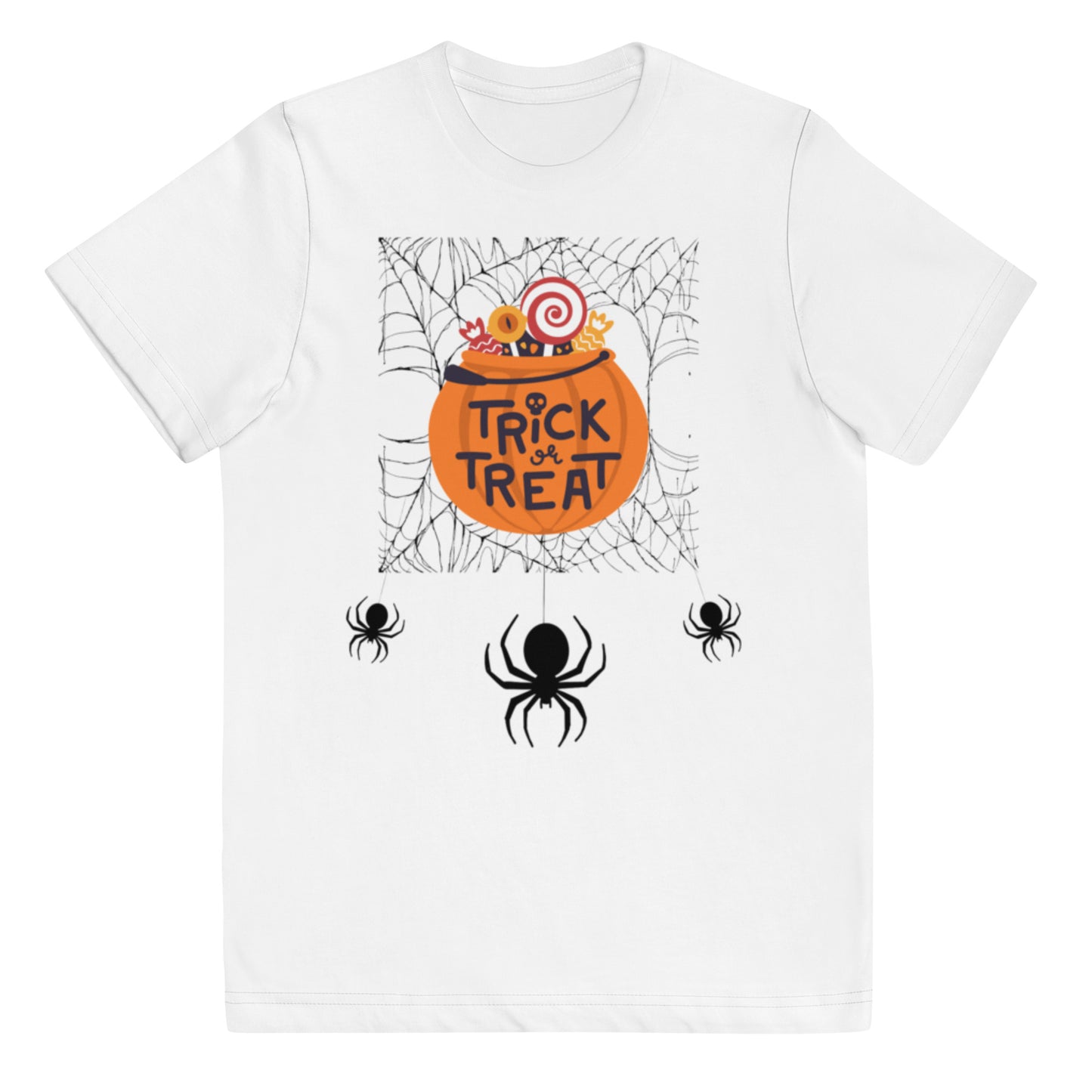 Spider Halloween Youth jersey t-shirt