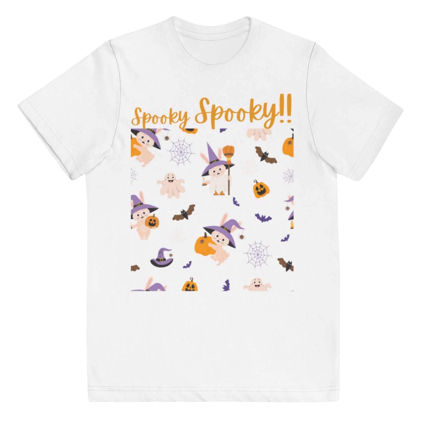 Spooky Halloween Youth jersey t-shirt