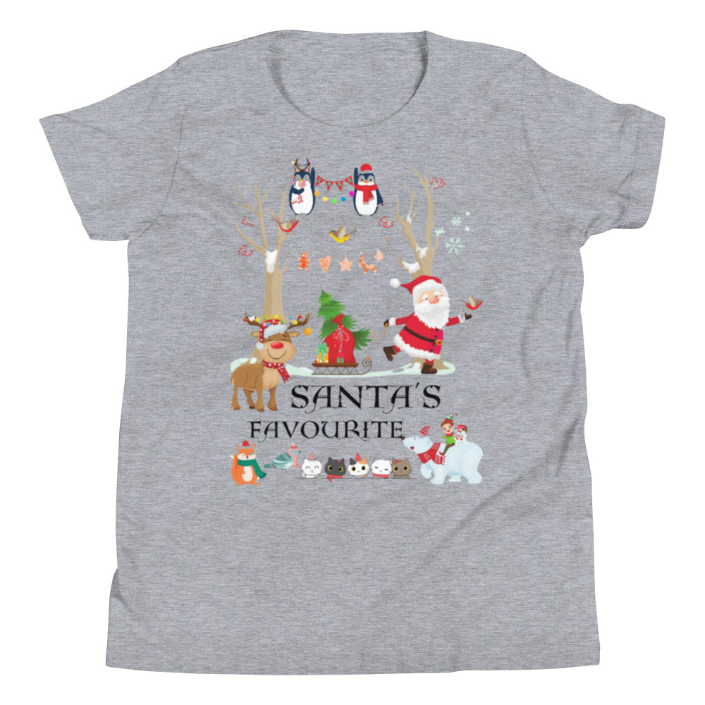 Santa's Fav Youth Short Sleeve T-Shirt