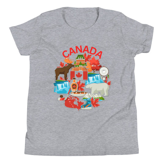 Canada Items Youth Short Sleeve T-Shirt