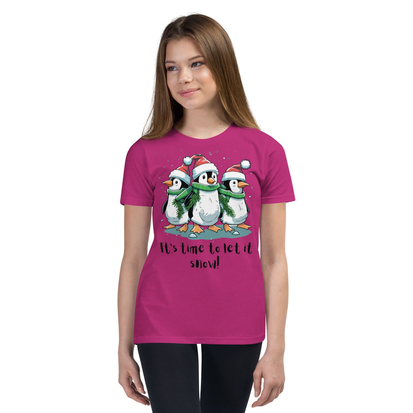 Let it snow Youth Short Sleeve T-Shirt