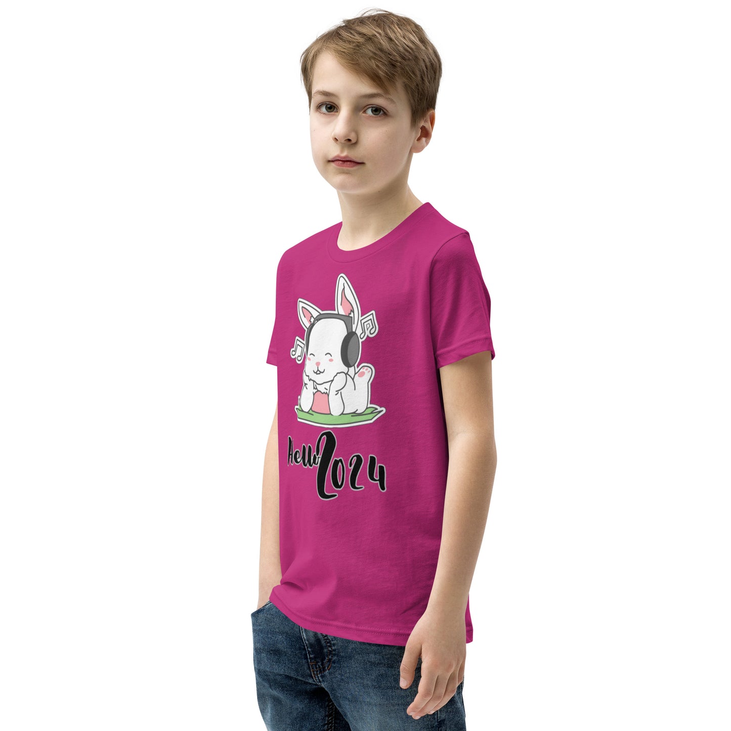 Hello Bunny 2024 Youth Short Sleeve T-Shirt