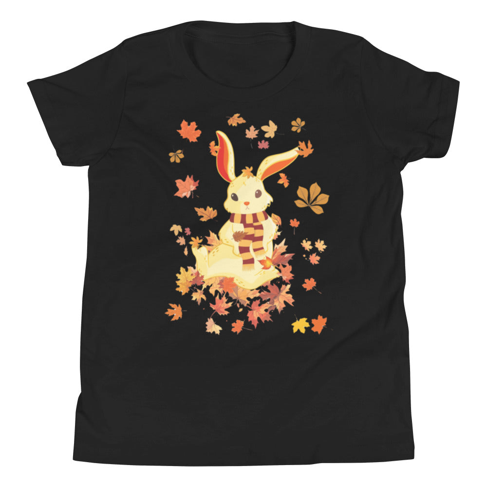 Autumn Bunny Youth Short Sleeve T-Shirt