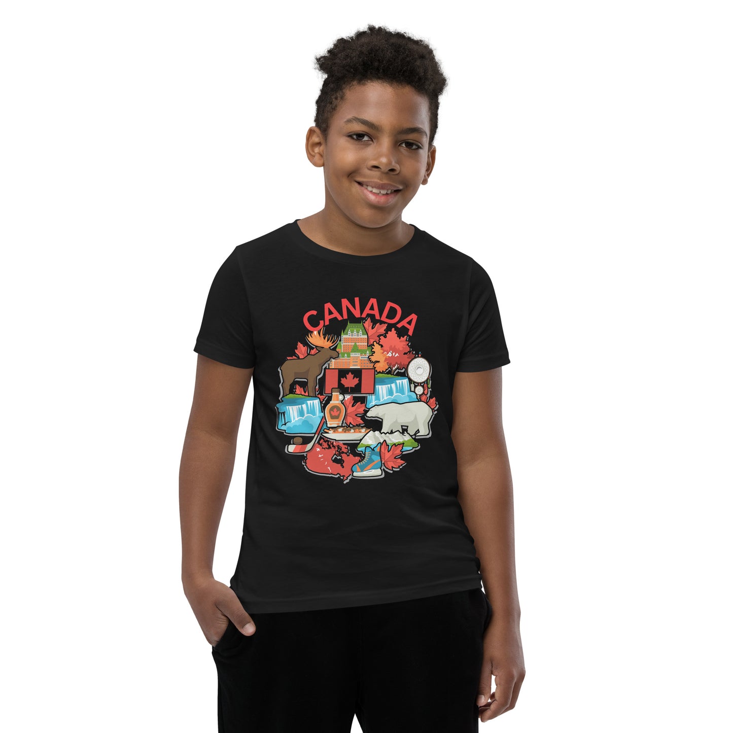 Canada Items Youth Short Sleeve T-Shirt