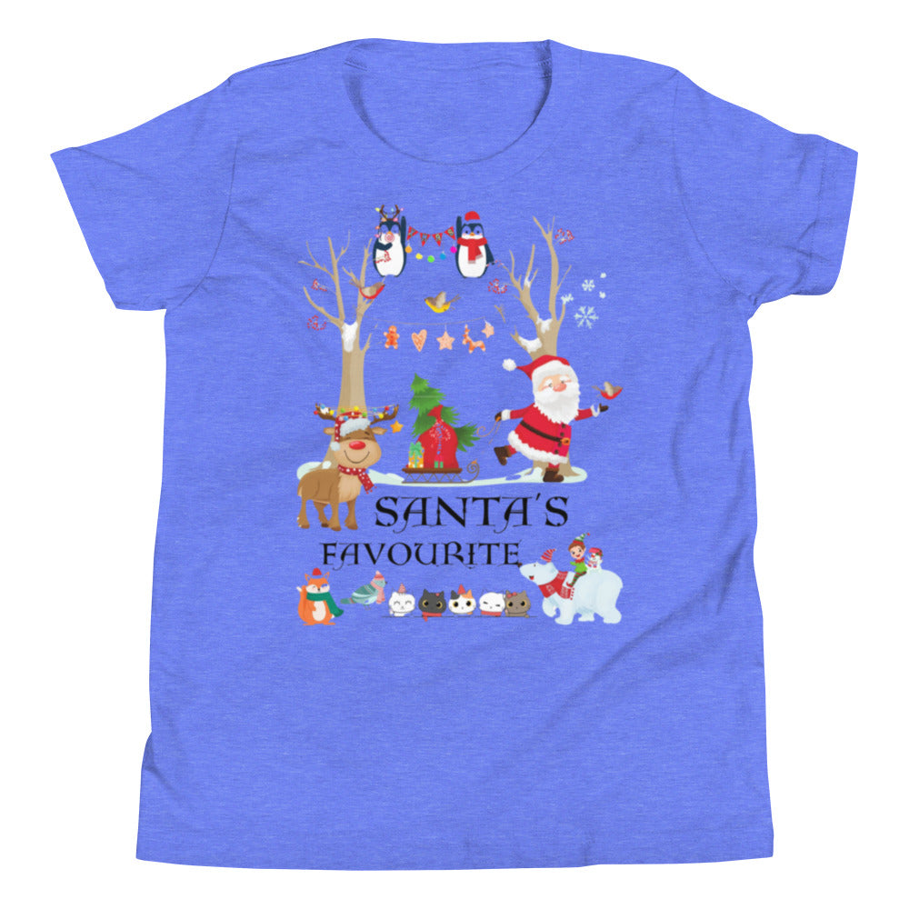 Santa's Fav Youth Short Sleeve T-Shirt
