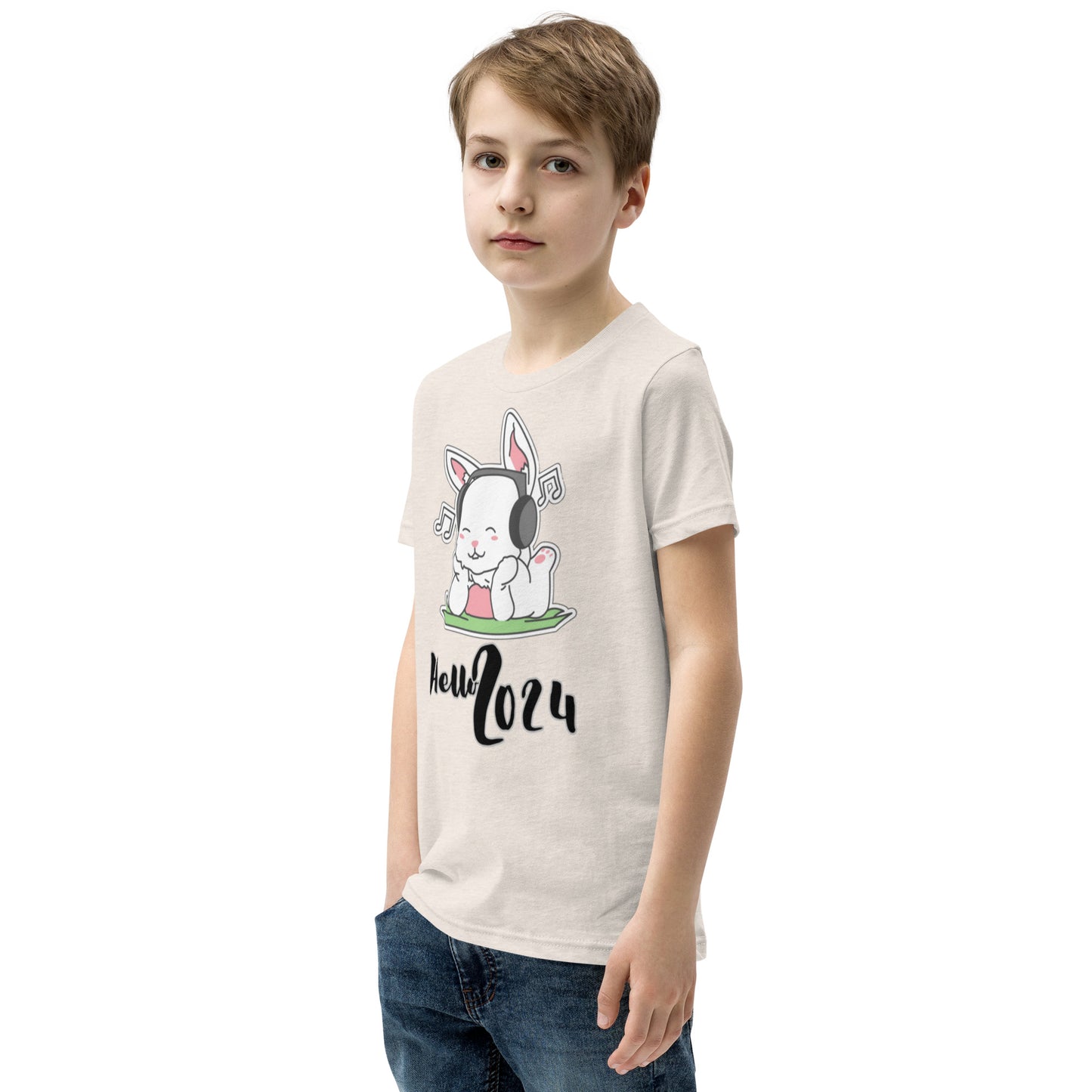 Hello Bunny 2024 Youth Short Sleeve T-Shirt