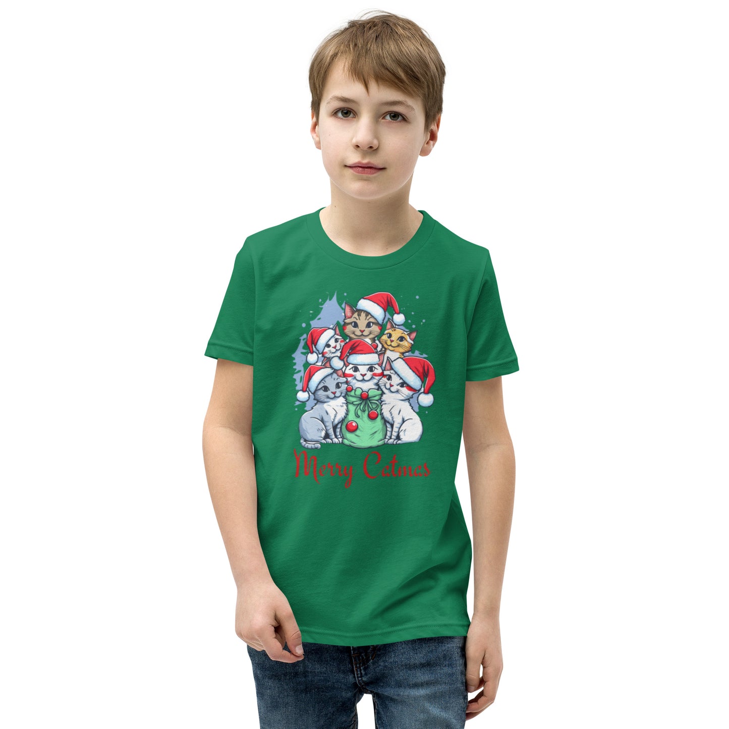 Cat-mas Youth Short Sleeve T-Shirt