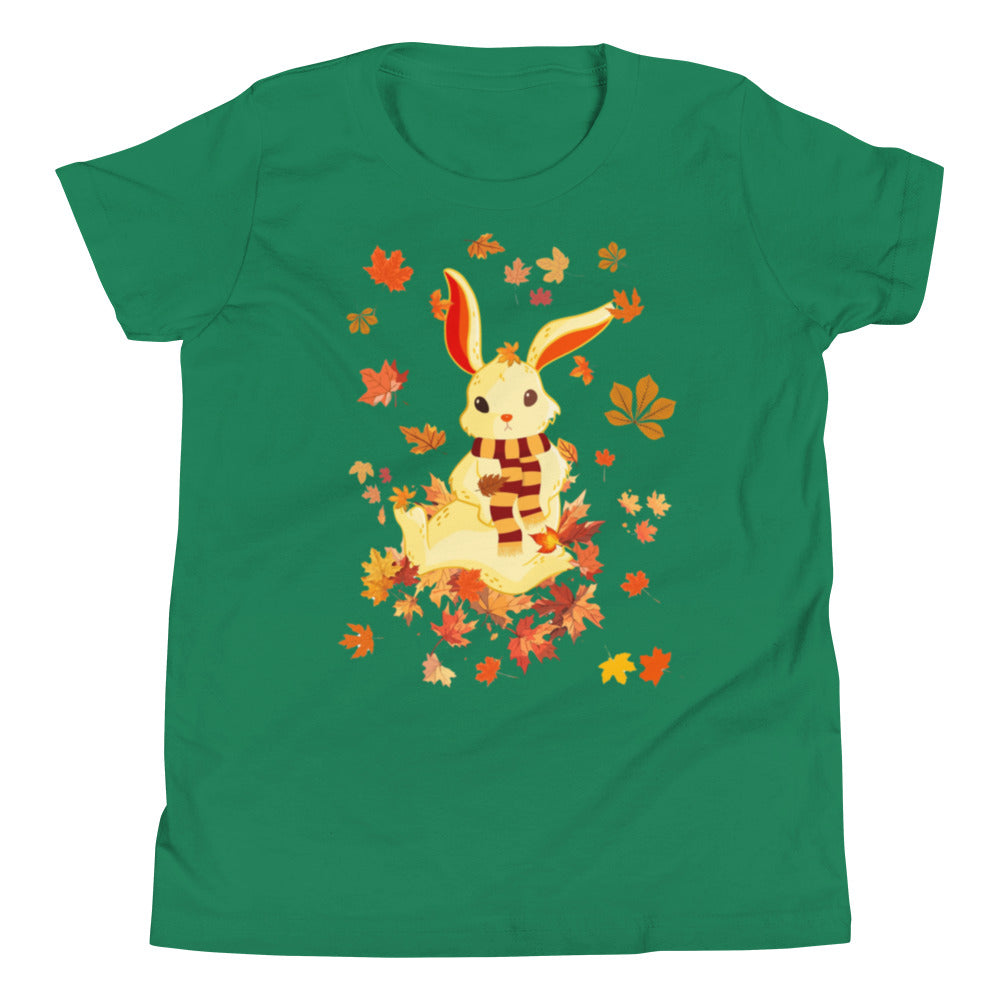 Autumn Bunny Youth Short Sleeve T-Shirt