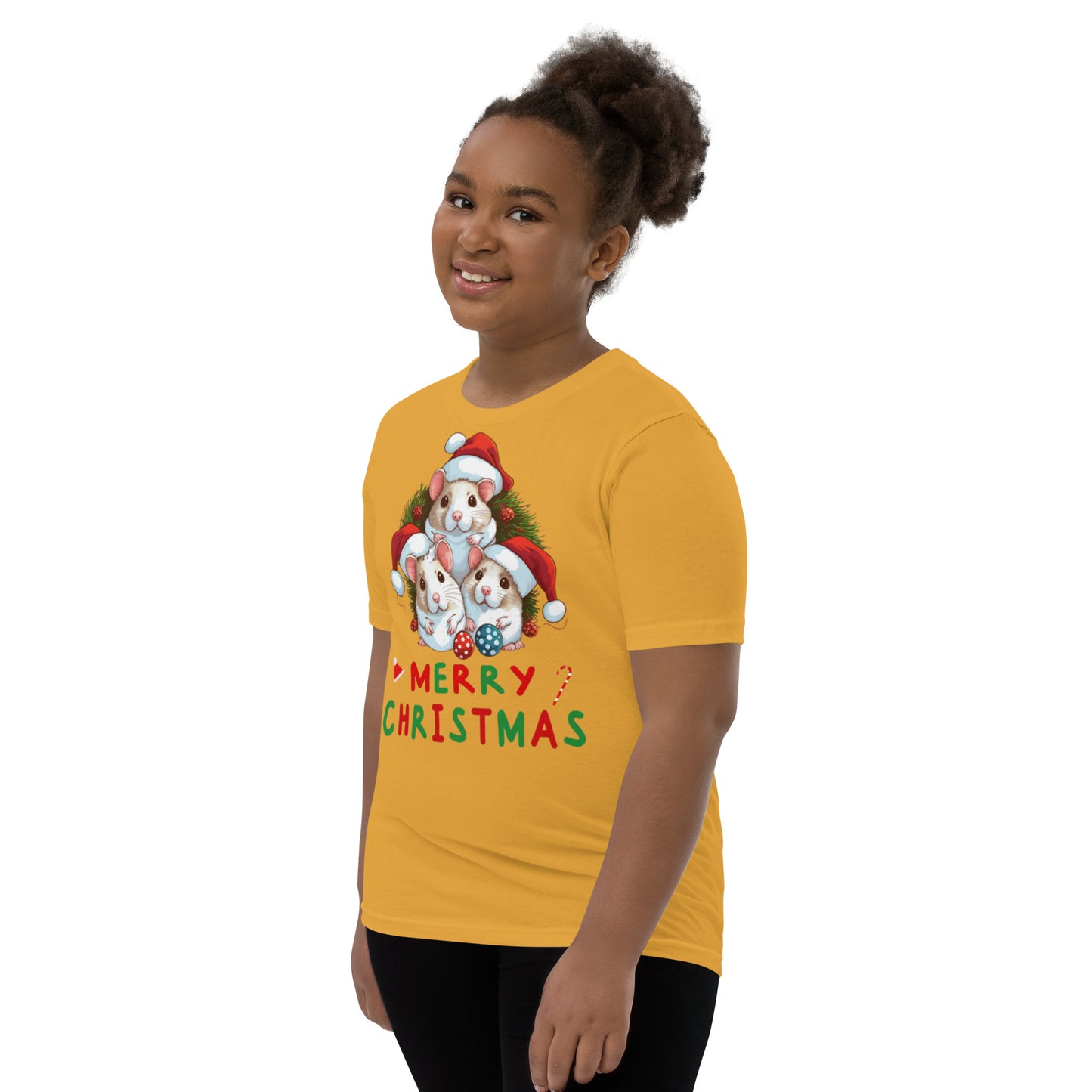 Guinea Christmas Youth Short Sleeve T-Shirt