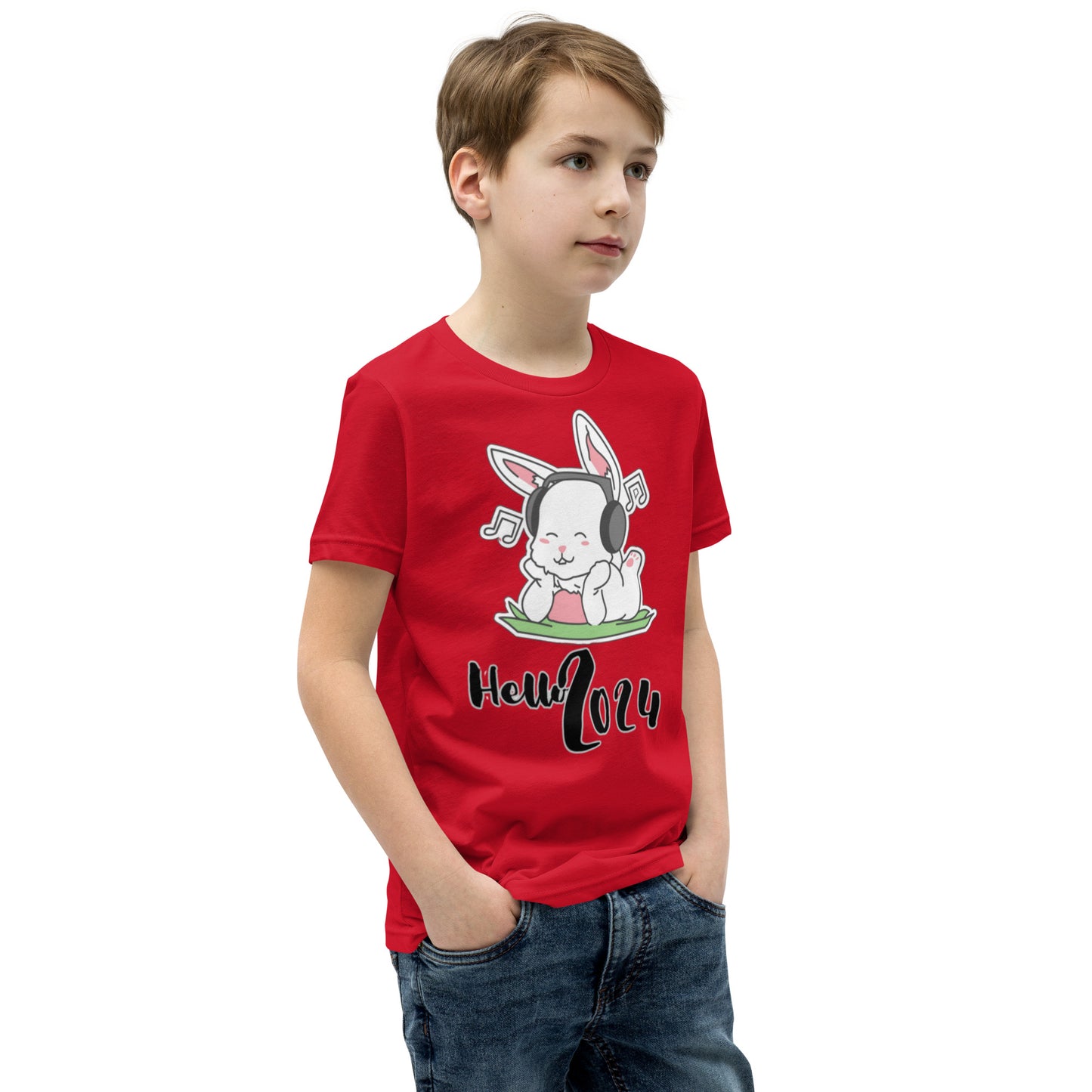 Hello Bunny 2024 Youth Short Sleeve T-Shirt